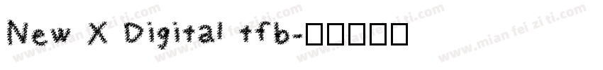 New X Digital tfb字体转换